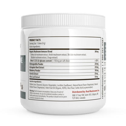 Mushroom Immune Pet Chews by Real Mushrooms