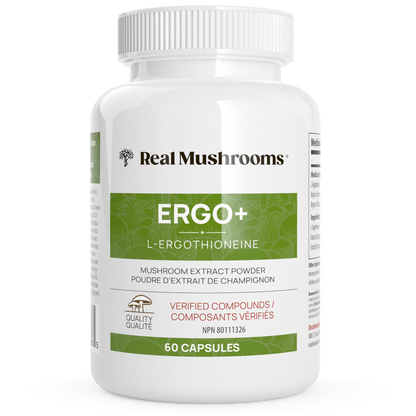 Ergo+ Ergothioneine Supplement by Real Mushrooms
