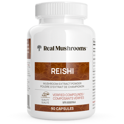 Organic Reishi Mushroom Capsules by Real Mushrooms