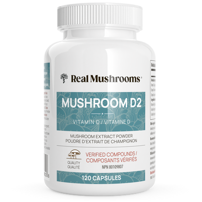 Vitamin D from Organic Mushrooms by Real Mushrooms