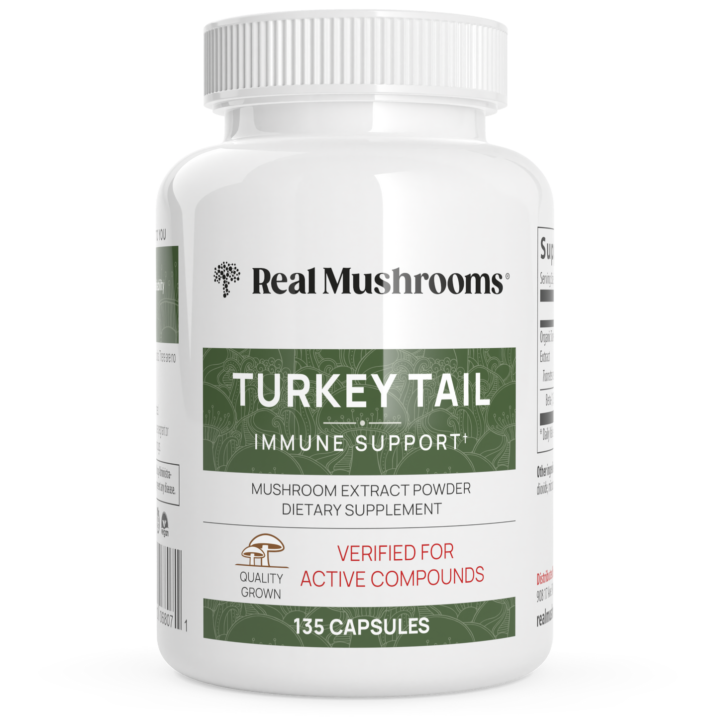 Turkey Tail Mushroom Capsules by Real Mushrooms