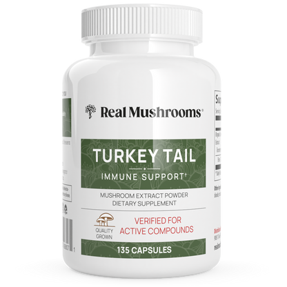 Turkey Tail Mushroom Capsules by Real Mushrooms