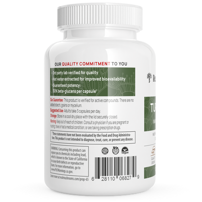 Turkey Tail Mushroom Capsules by Real Mushrooms