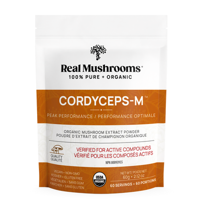 Organic Cordyceps Mushroom Extract Powder – Bulk Supplement by Real Mushrooms
