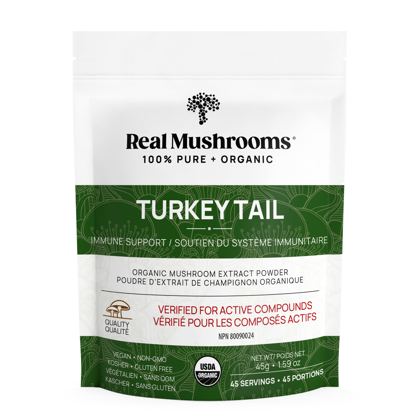 Turkey Tail Extract - Bulk Powder by Real Mushrooms