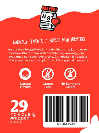 Andy Anand Sugar-Free Magnesium Lollipops & Sweet-Calm Combo, 29 ct, 8.8 oz – Real Fruit Juice, Keto, Kids Support, Birthday Gift Box