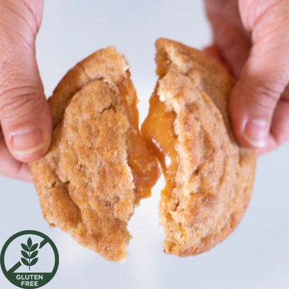 Snickerdoodle Salted Caramel LavaCookies