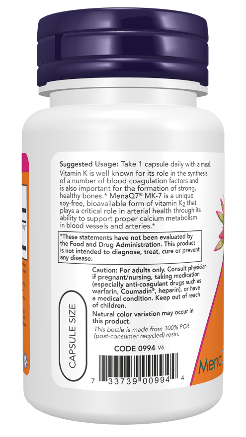 MK-7 Vitamin K-2 Extra Strength-300mcg