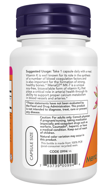 MK-7 Vitamin K-2 Extra Strength-300mcg