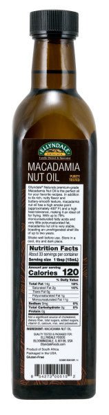 Macadamia Nut Cooking Oil