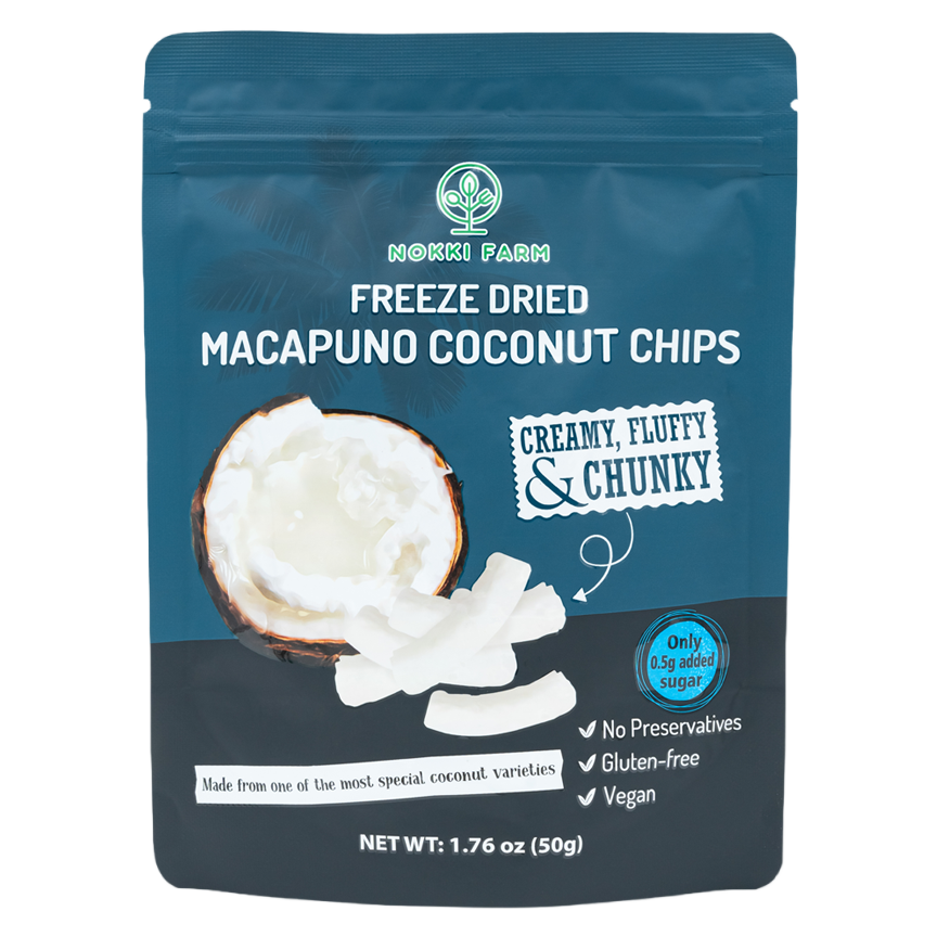 Freeze-Dried Macapuno Coconut Chips