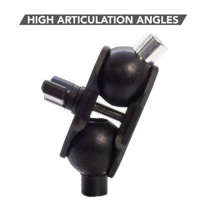 Mach 125 Arm - Short Machined Aluminum 1" Ball Mount Arm