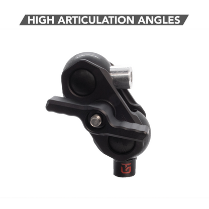 Mach 125 Arm - Short Machined Aluminum 1" Ball Mount Arm