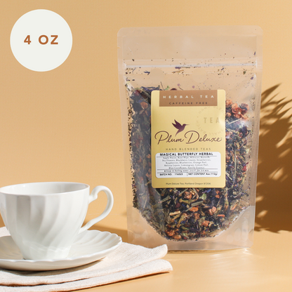 Plum Deluxe Tea Magical Butterfly Herbal Tea (Butterfly Pea Flower / Berries)