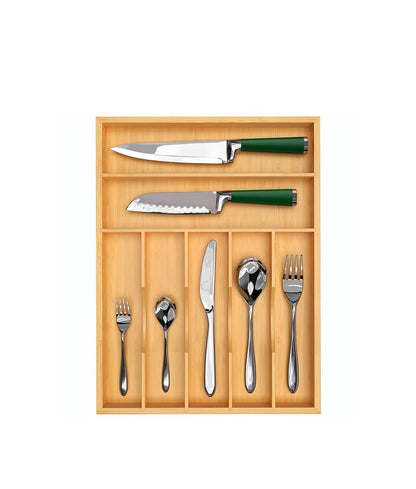 Royal Craft Wood Silverware tray 7 Slots