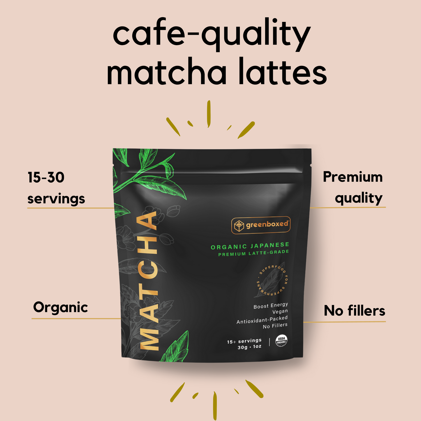 Latte Grade Matcha, 1 oz.