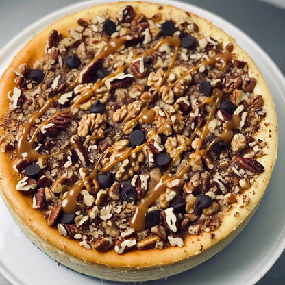 Andy Anand Sugar-Free Turtle Cheesecake near me 9" | Diabetic-Friendly, Creamy & Delicious with Real California Cream Cheese | Handmade & Natural Ingredients