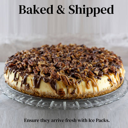 Andy Anand Sugar-Free Turtle Cheesecake near me 9" | Diabetic-Friendly, Creamy & Delicious with Real California Cream Cheese | Handmade & Natural Ingredients