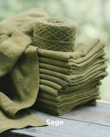 Naturally Dyed Tea Towel