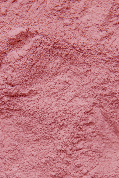 Red Damask Rose Petal Powder Pouch