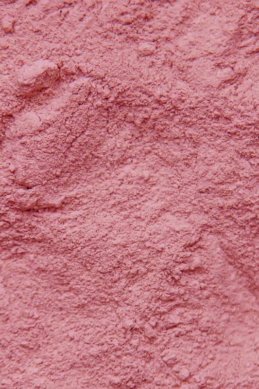 Red Damask Rose Petal Powder Pouch