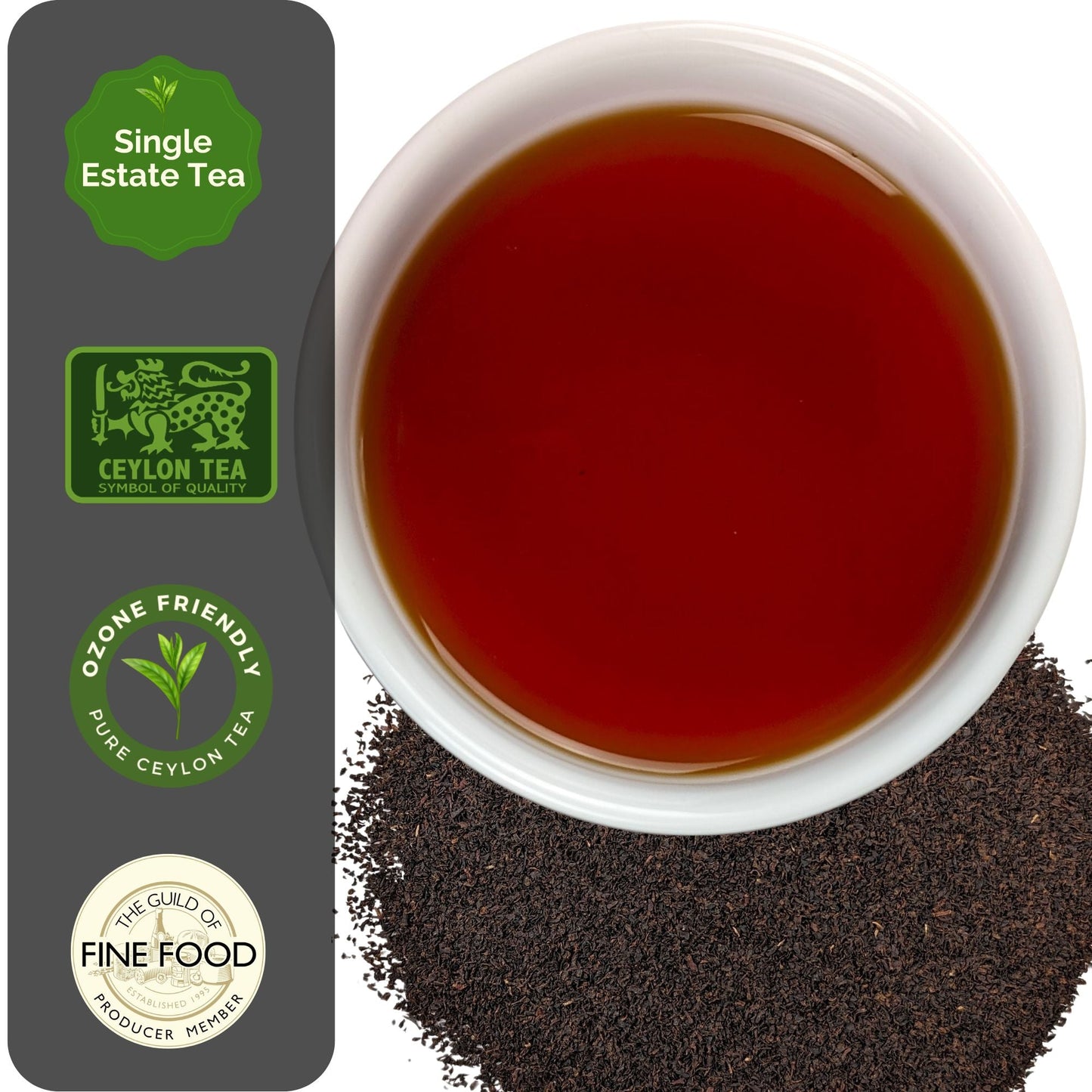 English Breakfast Dimbula BOP | Norwood Heights Gold | Ceylon Loose Leaf Strong Black Tea