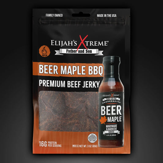 Beer Maple BBQ Beef Jerky