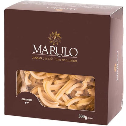Marulo, Casarecce Pasta, Artisan Bronze Die-Cut Pasta, Pack of 12 x 1.1 lb