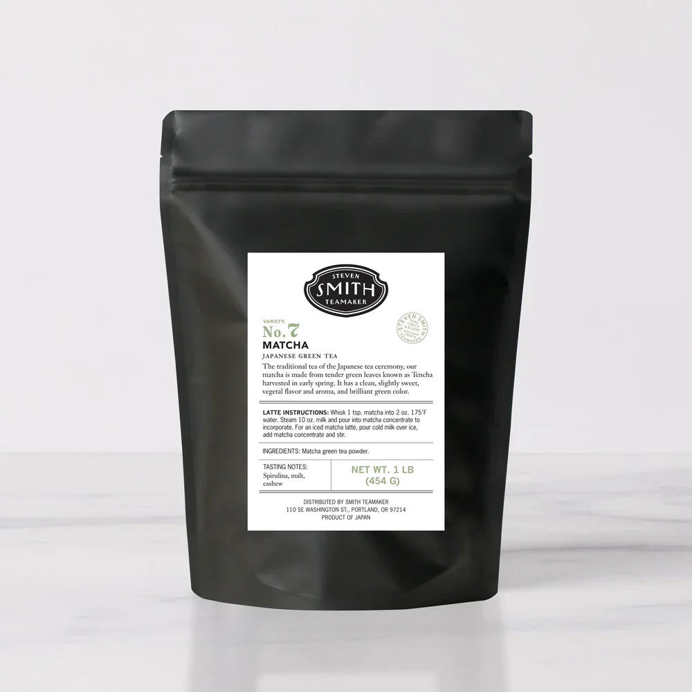 SMITH TEAMAKER - MATCHA GREEN TEA NO. 7 (POWDERED, 1 LB)