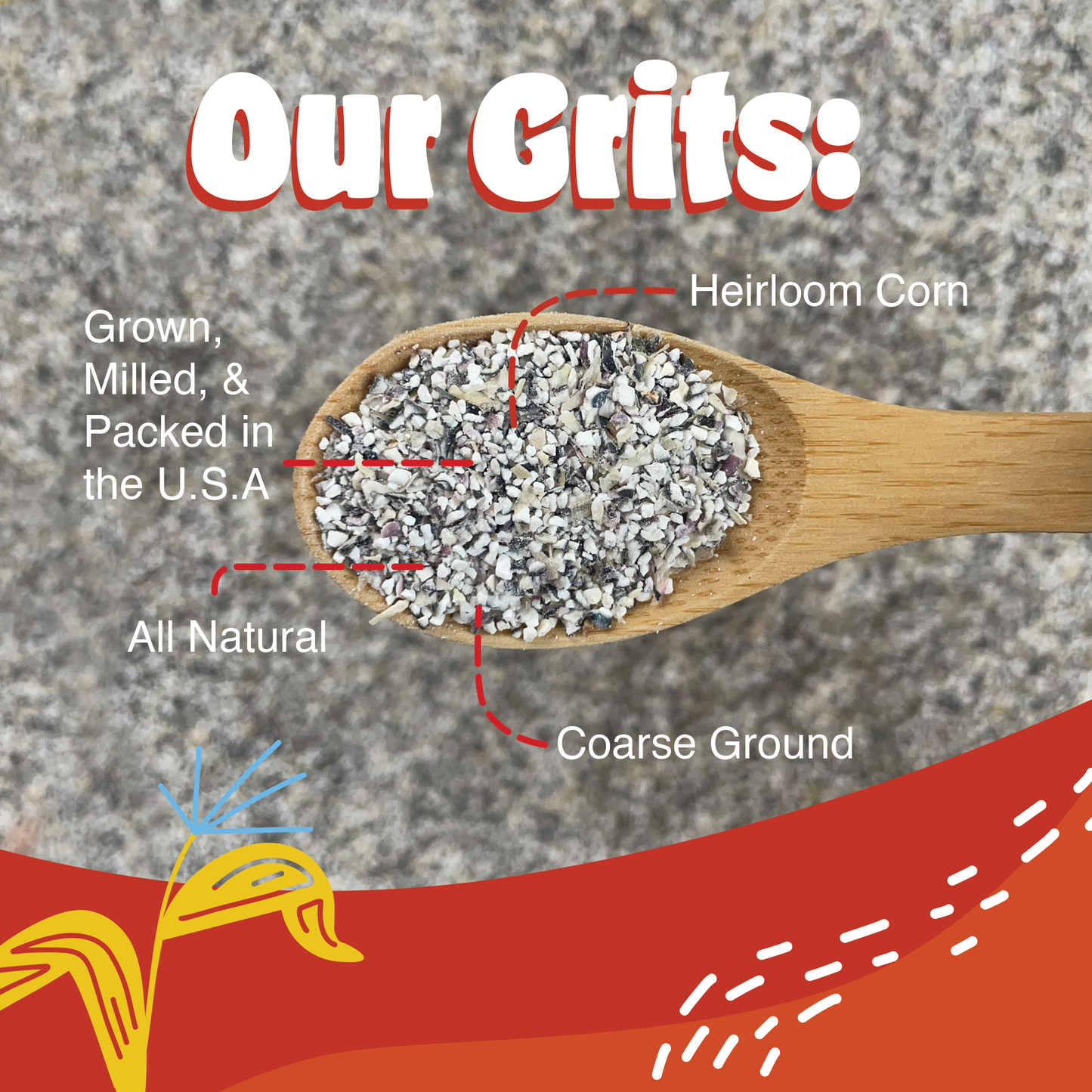 Western Heirloom Blue Corn Grits