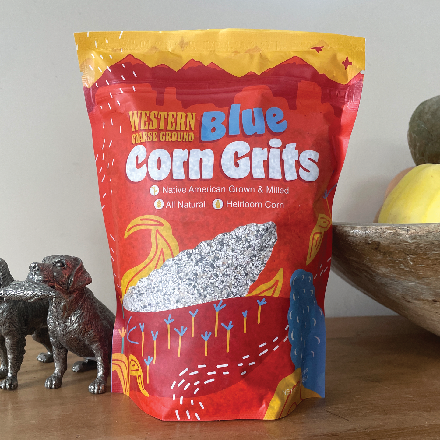 Western Heirloom Blue Corn Grits