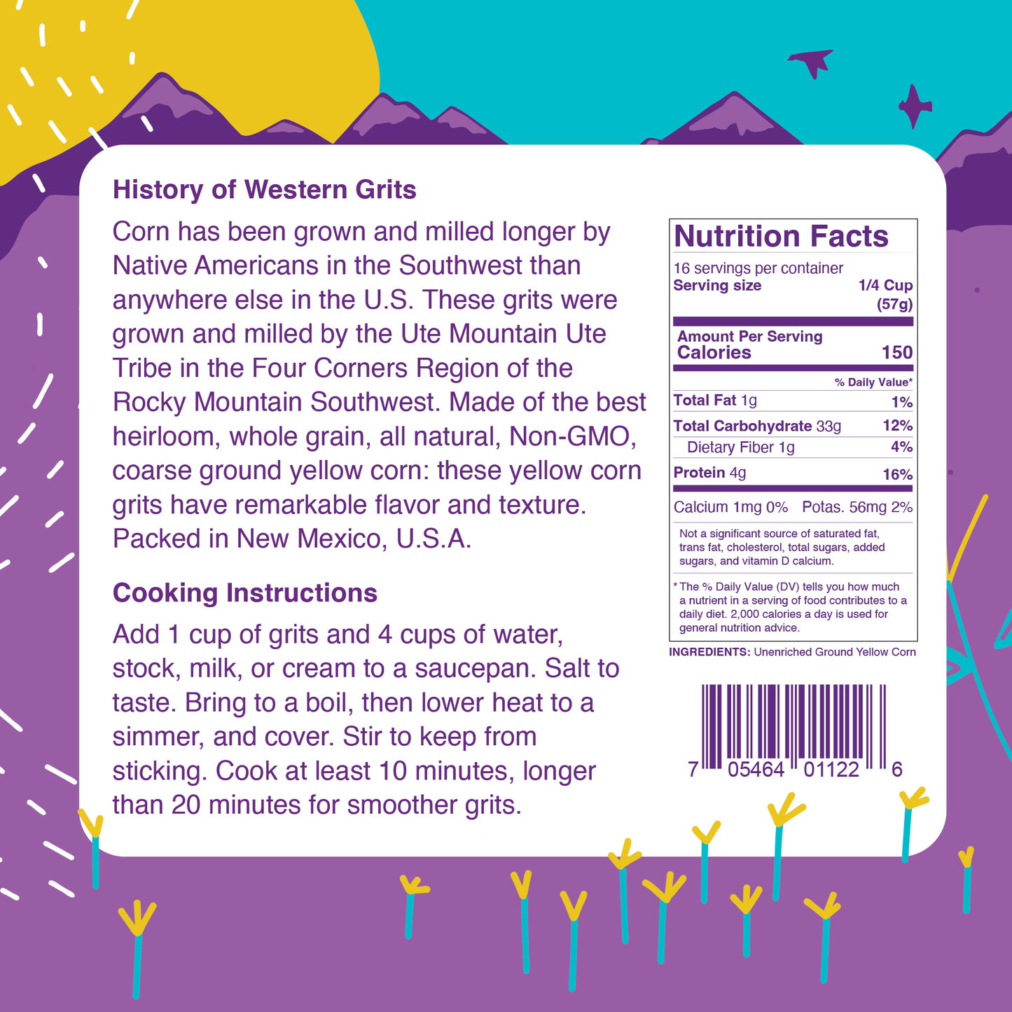 Western Heirloom Yellow Corn Grits