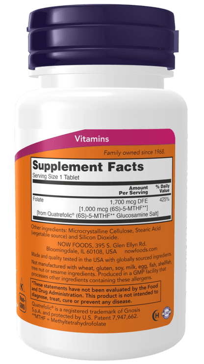 Methyl Folate 1,000mcg