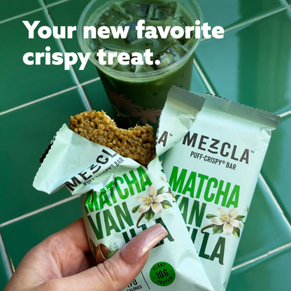 Mezcla Matcha Vanilla Bars - 12 bars x 1.4 oz case