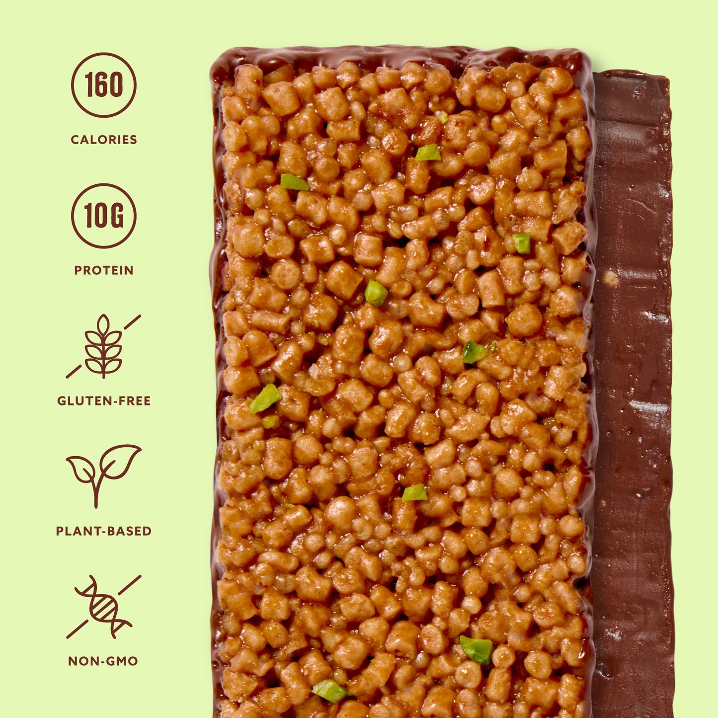 Mezcla Pistachio Chocolate Bars - 12 bars x 1.4 oz case