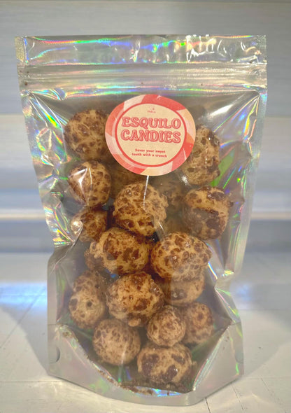 Freeze-Dried Chocolate Caramel Puffs