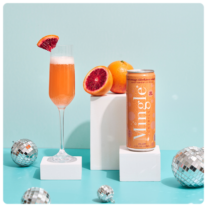 Blood Orange Elderflower Mimosa by Mingle Mocktails - Non Alcoholic Beverages