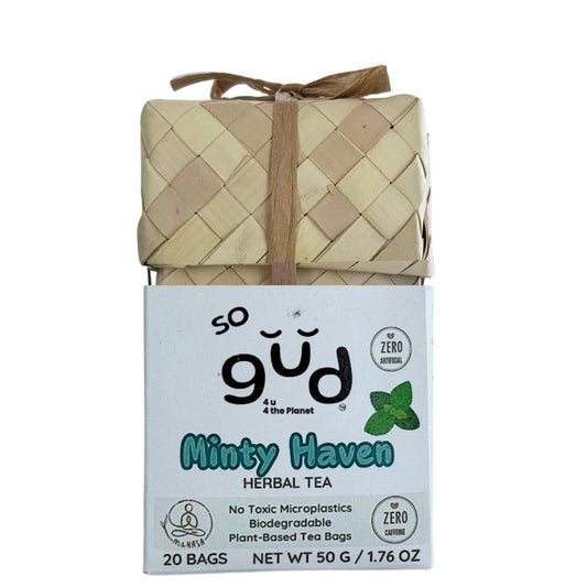 Minty Haven Herbal Tea | Plant-based Tea Bags