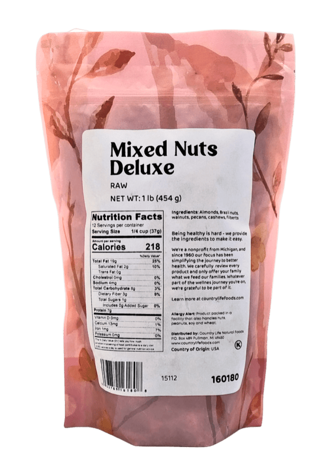 Mixed Nuts Deluxe, Raw