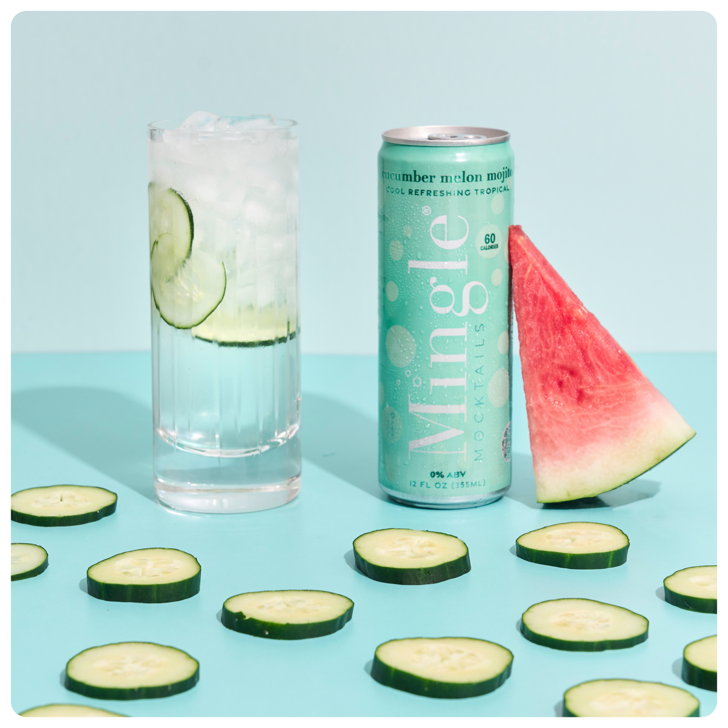 Cucumber Melon Mojito by Mingle Mocktails - Non Alcoholic Beverages