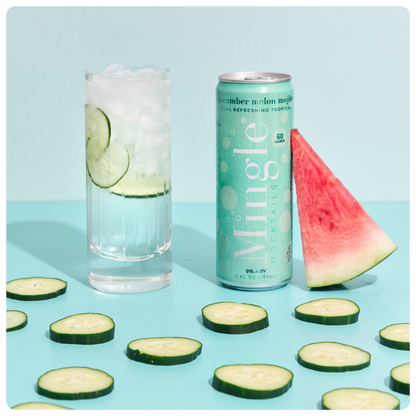 Cucumber Melon Mojito by Mingle Mocktails - Non Alcoholic Beverages