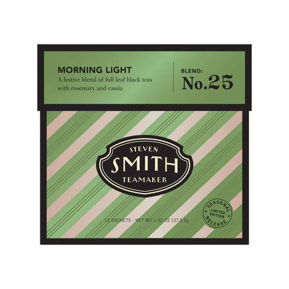 SMITH TEAMAKER - MORNING LIGHT BLACK TEA BLEND NO. 25 (15 TEA BAGS, 1.32 OZ)