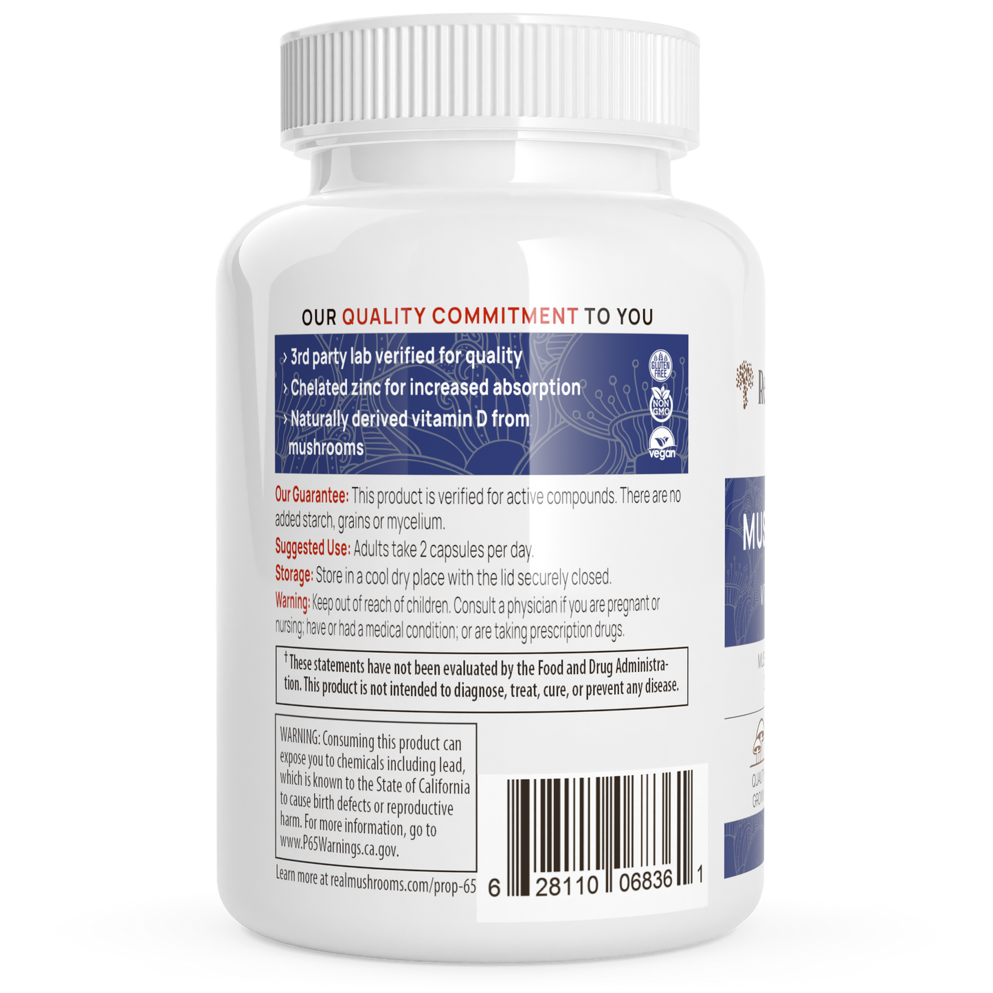 Mushroom D2Z by Real Mushrooms