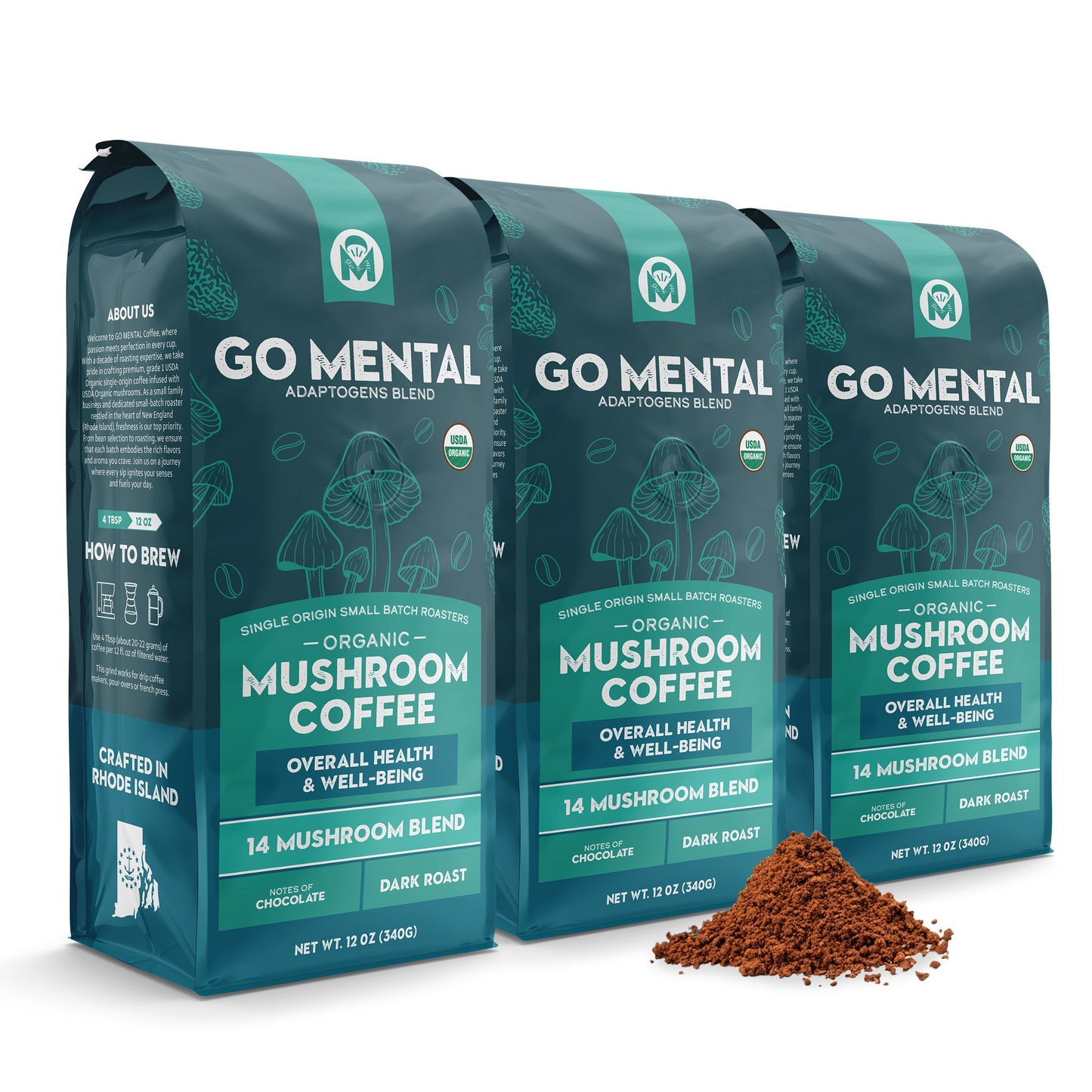 14 Mushroom Coffee Adaptogens Blend