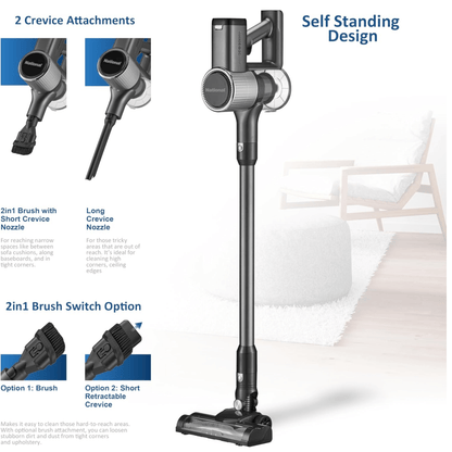 National 2-in-1 Cordless Upright and Handheld Vacuum Cleaner