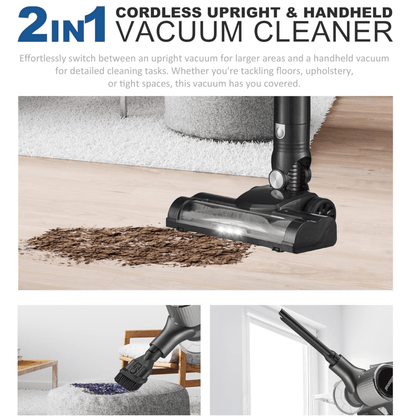 National 2-in-1 Cordless Upright and Handheld Vacuum Cleaner