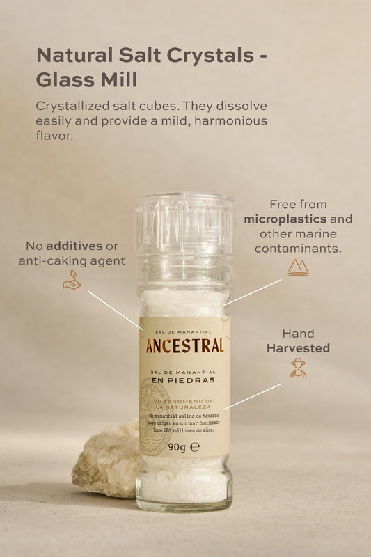 Natural Salt Crystals - Glass Mill