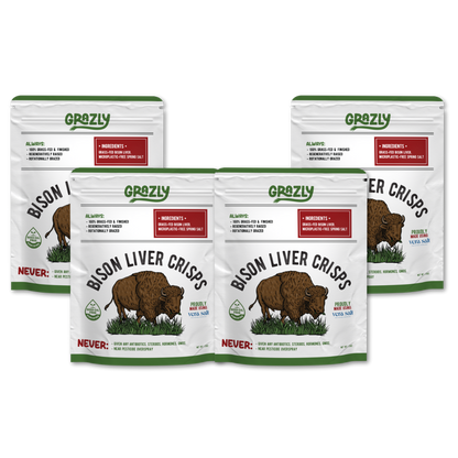 Bison Liver Crisps - 100% Grass-Fed/Finished