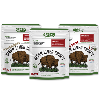 Bison Liver Crisp Variety Pack