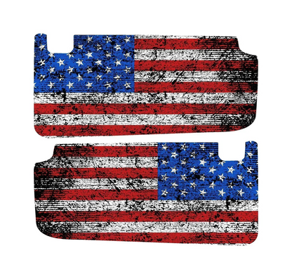 Freedom Series Sun Visor Overlays - 2018+ Wrangler JL / Gladiator JT